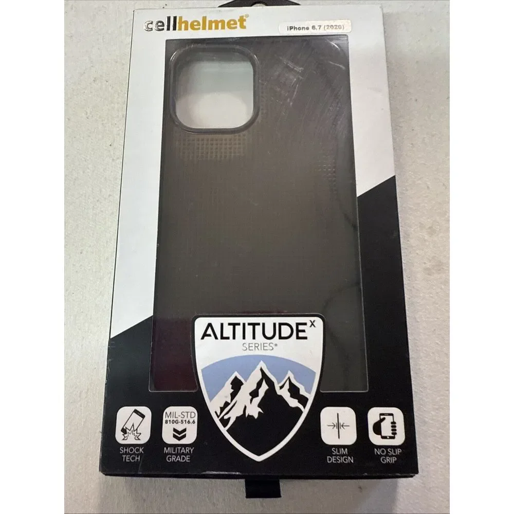 CellHelmet‎ Altitude X Series Case for Apple iPhone 12 Pro Max - Black